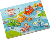 Haba Zvukové vkládací puzzle Ve městě od 2 let