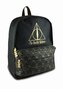 Batoh Harry Potter: Relikvie smrti - Deathly Hallows (objem 16 litrů|28 x 38 x 15 cm) černý polyester