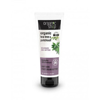 Organic Shop Krémové máslo na nohy Tea Tree a pačuli (Soft Cream Body Butter) 75 ml woman