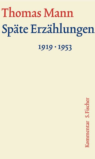 Späte Erzählungen 1919-1953