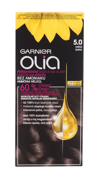 Garnier Olia Barva na vlasy 50 g 5,0 Brown pro ženy