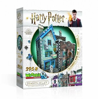 3D puzzle Harry Potter Obchod s hůlkami pana Olivandera a Scribbulus