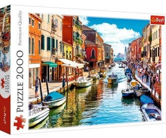 Puzzle Ostrov Murano, Benátky, 2000 dielikov