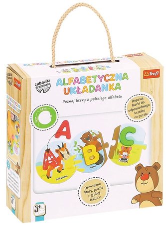 Zabawka drewniana - Alfabetyczna Układanka TREFL