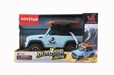 Auto terénne PICK UP plast 20cm na zotrvačník na batérie so svetlom so zvukom v krabici 27x16x12cm
