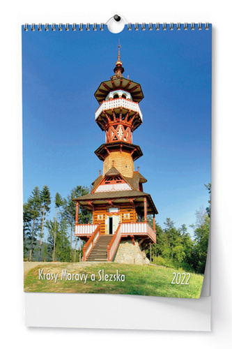 Krásy Moravy a Slezska 2022 - nástěnný kalendář