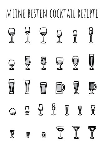 Meine besten Cocktail Rezepte zum Eintragen