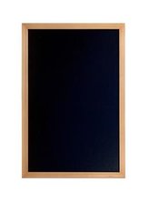 Tabule Securit WOODY nástěnná na popis křídou 40x60cm, Teak + popisovač