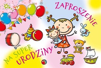 Zaproszenie Urodziny ZA-61 (10 szt.)