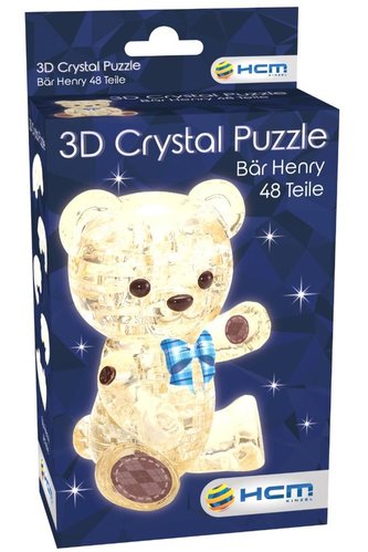 Krištáľové puzzle Medveď Henry hnedý