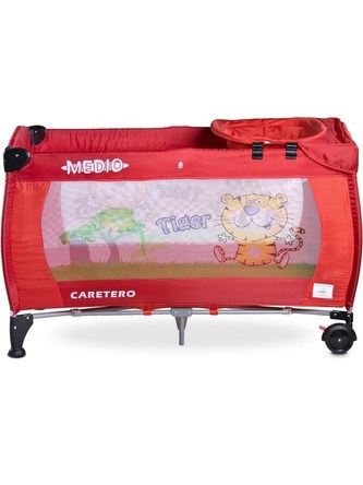 Cestovní postýlka CARETERO Medio red