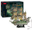 Puzzle 3D LED - Létající Holanďan 360 dílků