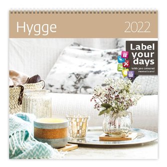 Kalendář nástěnný 2022 - Hygge