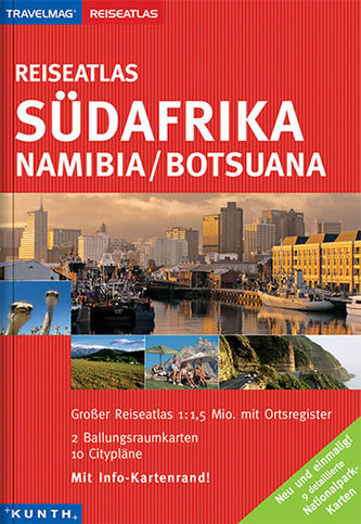 Jižní  Afrika, Namíbie, Botswana atlas VWK/ 1:1,5Mio