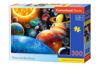 Puzzle 300 planét a ich mesiacov CASTOR