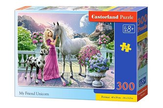 Puzzle 300 Môj priateľ Unicorn CASTOR
