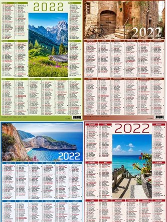 Kalendarz 2022 plakietka MIX