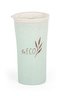 Eko kelímek G21 beECO Latte 450 ml, zelený