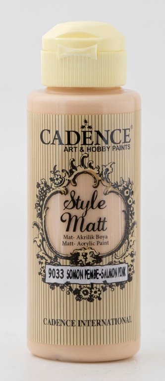 Cadence Matná akrylová barva Style Matt 120 ml - růžová lososová