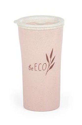 Eko kelímek G21 beECO Latte 450 ml, růžový
