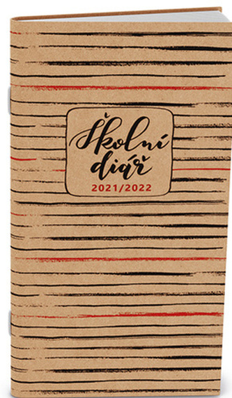 Školní diář Klára měsíční, čáry 2021/2022