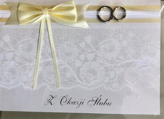 Karnet ślubny B6 Premium 46 + koperta