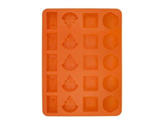 Forma na pečení ORION Pracny 20 mix silikon oranžová