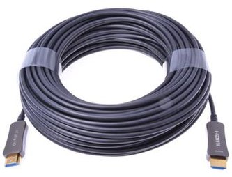 Kabel HDMI High Speed 4K@60Hz + Ethernet 15m, M/M, zlacené konektory Kabel HDMI High Speed 4K@60Hz + Ethernet 15m, M/M, zlacené konektory