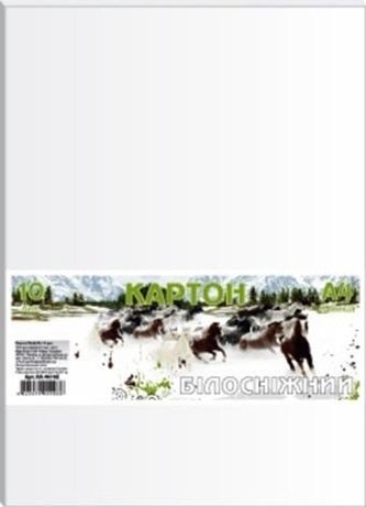 Karton biały A4/10 arkuszy 230g/m2 FRESH