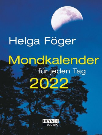 Mondkalender für jeden Tag 2022 Taschenkalender