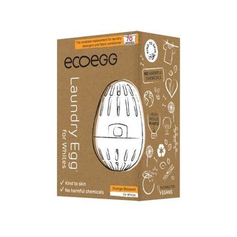 Ecoegg Prací vajíčko na bílé prádlo na 70 praní - pomeranč
