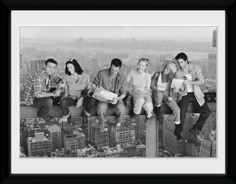 Plakát v rámu Friends|Přátelé: On Girder (30 x 40 cm)