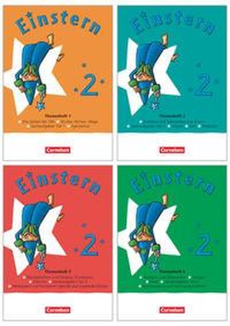 Einstern Mathematik 02. Themenhefte 1-4, Diagnoseheft und Kartonbeilagen im Paket - Ausleihmaterial
