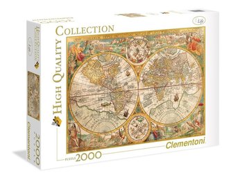 Puzzle 2000 HQ staroveká mapa