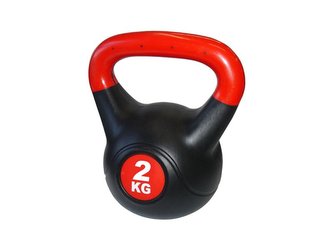 Kettlebell ACRA s cementovou náplní 2kg