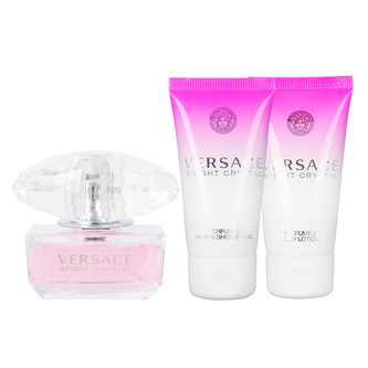 Versace Bright Crystal EDT 50 ml + SG 50 ml + BL 50 ml W