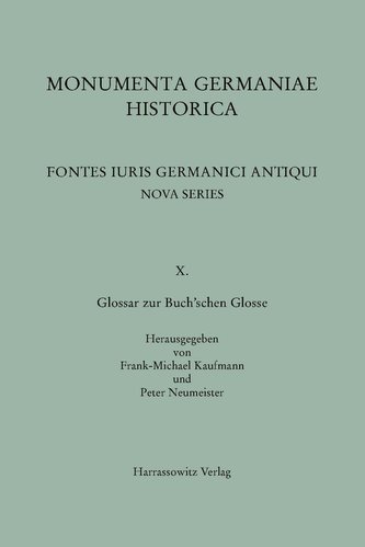 Glossar zur Buch'schen Glosse