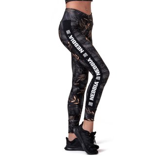 Dámské legíny High Waist Performance black - NEBBIA - Velikost S