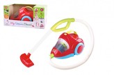 Vysavač plast 25cm na baterie se světlem se zvukem v krabici 35x18x22,5cm