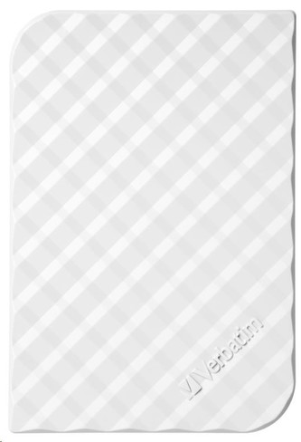 VERBATIM HDD 2.5\" 1TB Store 'n' Go Portable Hard Drive USB 3.0, White GEN II