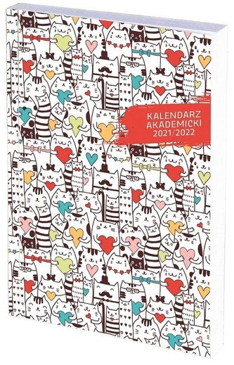 Kalendarz akademicki A5 2021/2022 PCV koty