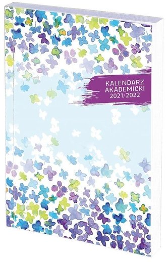 Kalendarz akademicki A5 2021/2022 PCV motyle
