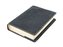 Kožený obal na knihu KLASIK XL 25,5 x 39,8 cm - kůže černá semiš