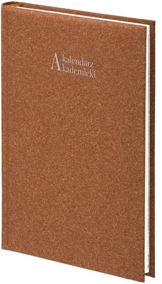 Kalendarz akademicki A5 2021/2022 Natura brązowy