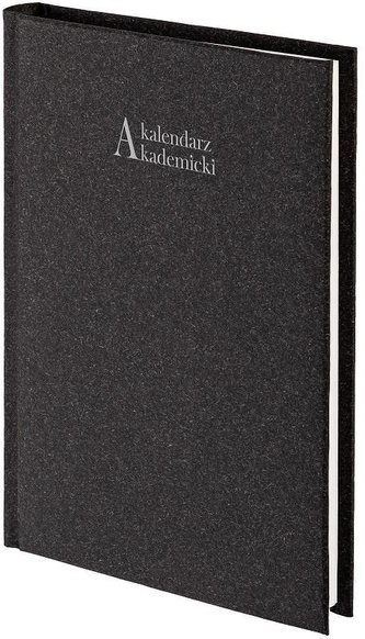 Kalendarz akademicki A5 2021/2022 Natura czarny