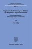 Regulatorische Steuerung von Märkten am Beispiel des Regelreservemarkts.