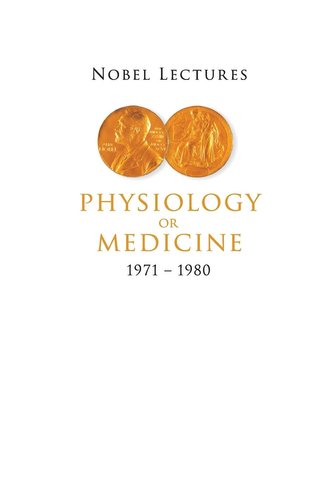 Nobel Lectures in Physiology or Medicine 1971 - 1980