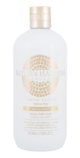 Baylis & Harding Festive Fizz Pěna do koupele Indulgent Bath Soak 500 ml Limited Edition pro ženy