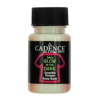 Cadence Farba na textil svietiaca v tme 50 ml - svetlo zelená