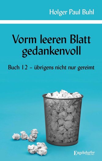 Vorm leeren Blatt gedankenvoll